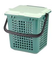 Biomat Gft container airbox met luchtgaten - 26 x 19,8 x 25,6 cm - 7l - thumbnail