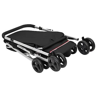 Hondenwagen inklapbaar 100x49x96 cm linnenstof zwart - thumbnail