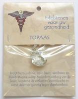 Steengoed Hanger gezondheidssteen topaas 1 Stuks - thumbnail