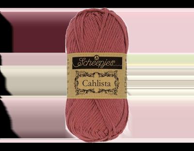 Scheepjes Cahlista 50g - 396 Rose Wine - Haakgaren / Breigaren