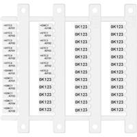 Finder 060.48 Markeerlabel Wit 48 stuk(s) - thumbnail