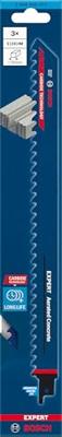 Bosch Accessories 2608900411 Expert Aerated Concrete S 1241 HM reciprozaagblad, 3 stuks Zaagbladlengte 300 mm 3 stuk(s) Bosch Accessories 2608900411 Expert Aerated Concrete S 1241 HM reciprozaagblad, 3 stuks Zaagbladlengte 300 mm 3 stuk(s)