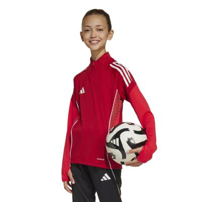 adidas Tiro 25 Competition Trainingstrui 1/4-Zip Kids Rood adidas Tiro 25 Competition Trainingstrui 1/4-Zip Kids Rood