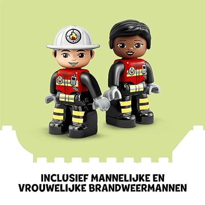 Lego Duplo 10970 Brandweerkazerne en Helikoper + Licht en Geluid - thumbnail