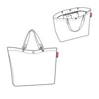 Reisenthel Shopper XL-Dots White - thumbnail
