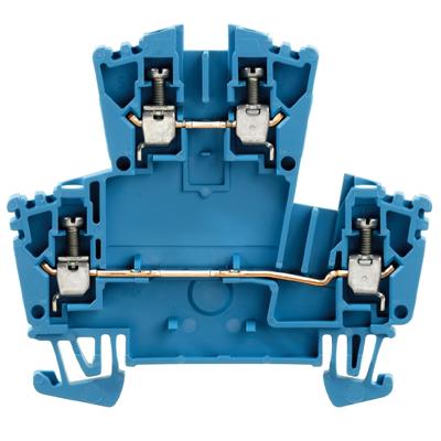 Weidmüller 1041180000 Doorgangsserieklem Schroeven Blauw 100 stuk(s)