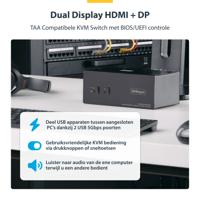 KVM-Schakelaar Startech P2ADDH462-KVM-SWITCH - thumbnail