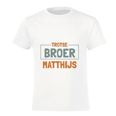 T-shirt met naam - Ik word grote zus / broer - 10 jaar