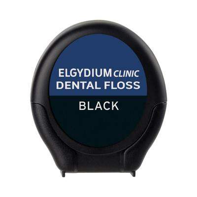 Elgydium Clinic Dental Floss Black 50m