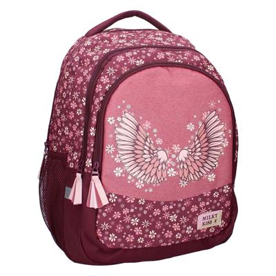 Milky Kiss rugzak wild bliss bloemen, 3-vaks