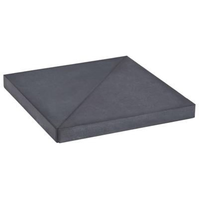 VidaXL Parasolvoetplaat vierkant 15 kg graniet zwart