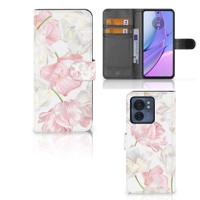 Motorola Edge 40 Hoesje Lovely Flowers - thumbnail