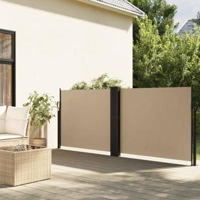 VidaXL Windscherm uittrekbaar 120x1000 cm beige