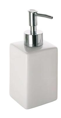 Zeepdispenser Sapho Verbena Vrijstaand 16.5x6.5 cm Keramiek Wit