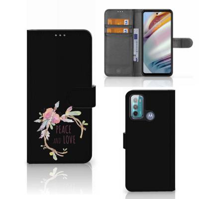 Motorola Moto G60 Leuk Hoesje Boho Text Motorola Moto G60 Leuk Hoesje Boho Text