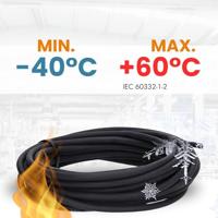 LAPP 1600205/1 Rubberkabel H05RR-F 2 x 1.5 mm² Zwart per meter - thumbnail