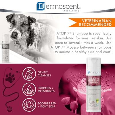 Dermoscent Atop 7 Shampoo voor hond en kat 200 ml
