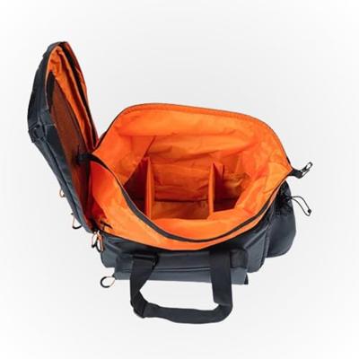 Basil miles xl bagagedragertas waterdichte zwarte tas voor elektrische fiets 36l mik-systeem