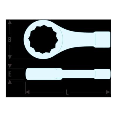 Facom slagsleutel 55 mm - 51B.55 Facom slagsleutel 55 mm - 51B.55