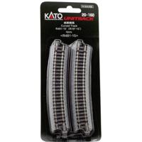 N Kato Unitrack 7078109 Gebogen rails 15 ° 481 mm 4 stuk(s) - thumbnail
