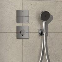 Hansgrohe ShowerSelect Comfort E stopkraan inbouw voor 3 functies, chroom - thumbnail