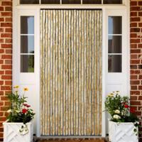 VidaXL Vliegengordijn 90x220 cm chenille beige - thumbnail