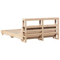 Bedframe zonder matras massief grenenhout 120x200 cm - thumbnail