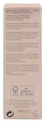 Sensai Silky Bronze Self Tanning For Face 50ml Bronzer