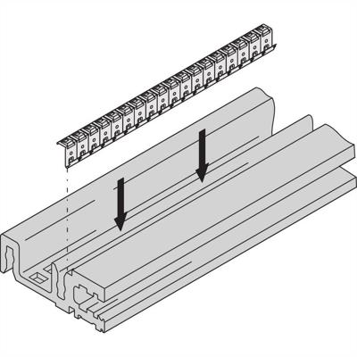 nVent SCHROFF 24576084 19 inch Rails voor patchkast