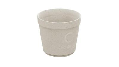 Conpax Circulware beker, 200 ml, PP, beige, pak van 36 stuks