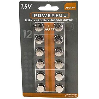 Knoopcel Batterijen AG13/LR44, 12st.