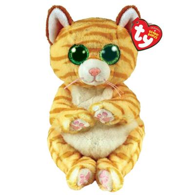 TY beanie babies knuffel kat mango 15 cm