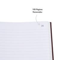 Notulenboek DOHE 09905 100 Lakens Bordeaux A4 - thumbnail