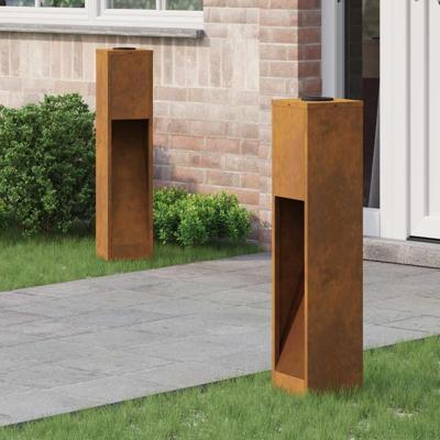 Zonne LED Padverlichting 2 pcs Gegalvaniseerd Gegalvaniseerd Zonne LED Padverlichting 2 pcs Gegalvaniseerd Gegalvaniseerd