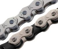 KMC K1-Wide Ketting 1-speed 100L Zilver - Zwart - thumbnail