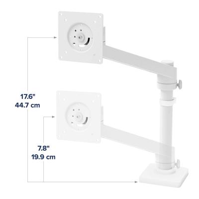 Ergotron NX Monitor-tafelbeugel Wit (mat) 86,4 cm (34) Roteerbaar, In hoogte verstelbaar, Zwenkbaar 1-voudig