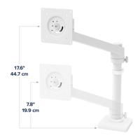 Ergotron NX Monitor-tafelbeugel Wit (mat) 86,4 cm (34) Roteerbaar, In hoogte verstelbaar, Zwenkbaar 1-voudig - thumbnail