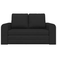 Slaapbank Zwart 148 x 71 x 83 cm Stof - thumbnail