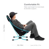 Helinox Beach Chair Stoel Blue Mesh - thumbnail