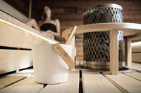 Rento Design sauna-emmer met beugel - Wit - thumbnail