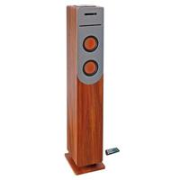 INOVALLEY HP34-CD-WOOD soundtoren cd-speler – Bluetooth – 100 W – USB – hout en grijs - thumbnail