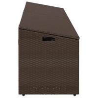 Tuinbox 220x50x58 cm poly rattan bruin - thumbnail