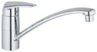 Grohe Eurodisc Keukenkraan Met Draaibare Lage Uitloop Chroom - thumbnail
