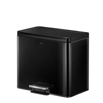 Eko Essential Recycler pedaalemmer 9 + 9 + 9 l, zwart