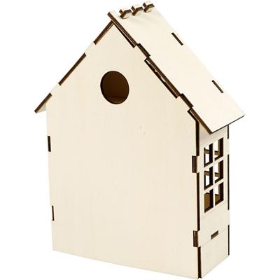 Creativ Company Huis, h: 24 cm, d: 6(12,5) cm, b: 19 cm, 1 stuk