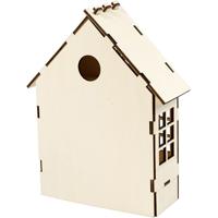 Creativ Company Huis, h: 24 cm, d: 6(12,5) cm, b: 19 cm, 1 stuk - thumbnail