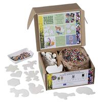 NABBI biobeads klaslokaalset, afm 5x5 mm, medium, standaardkleuren, 1 set - thumbnail