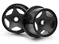 Super star wheel black (120 x 75mm/2pcs) - thumbnail