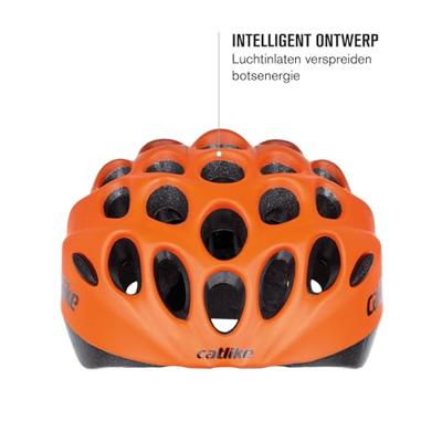 Catlike kinderhelm kitten maat s 52-55cm oranje