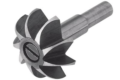 Wolfcraft 3267000 Halfrondprofielfrees Schachtdiameter 8.5 mm